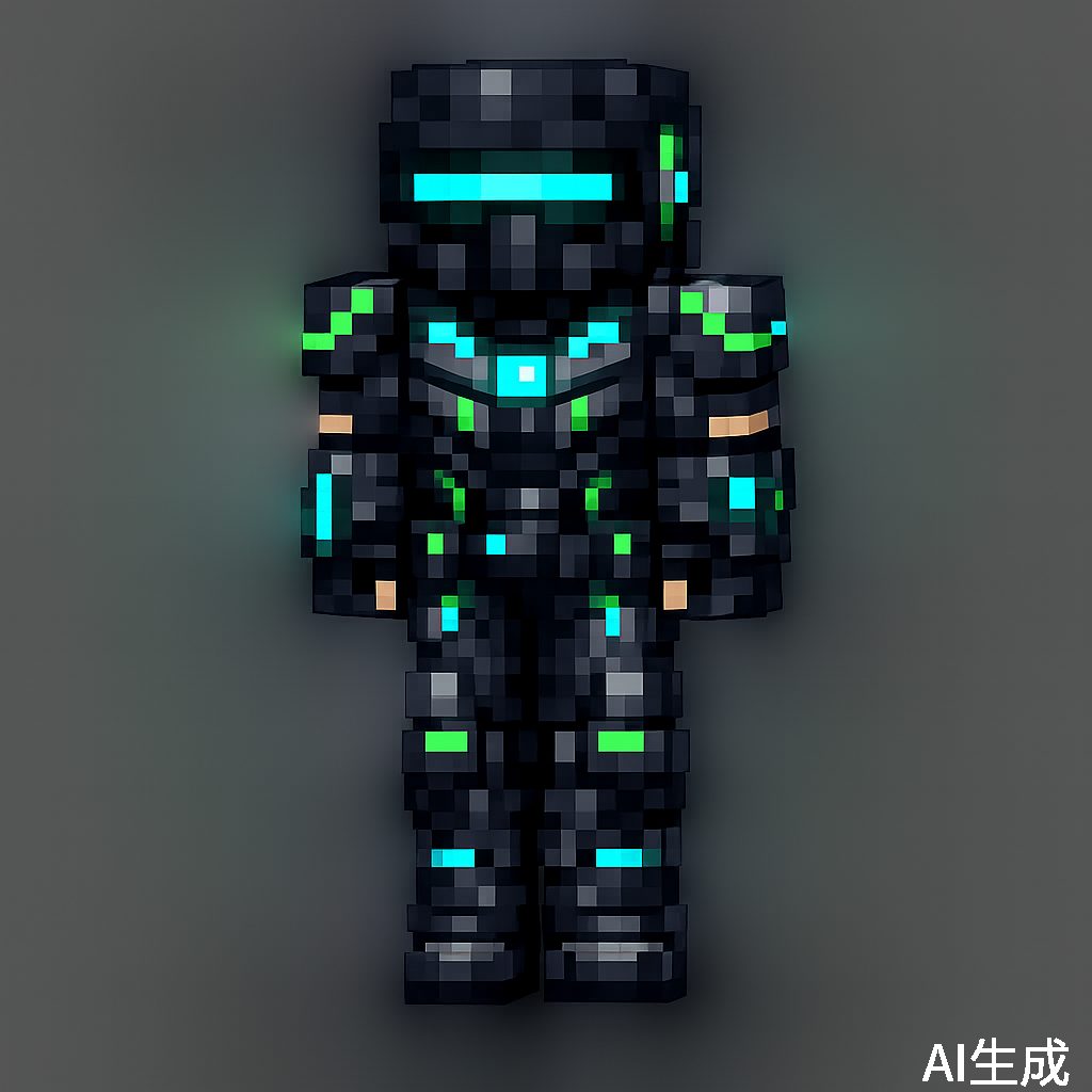 Cyberpunk style skin generated by Lumen Weaver