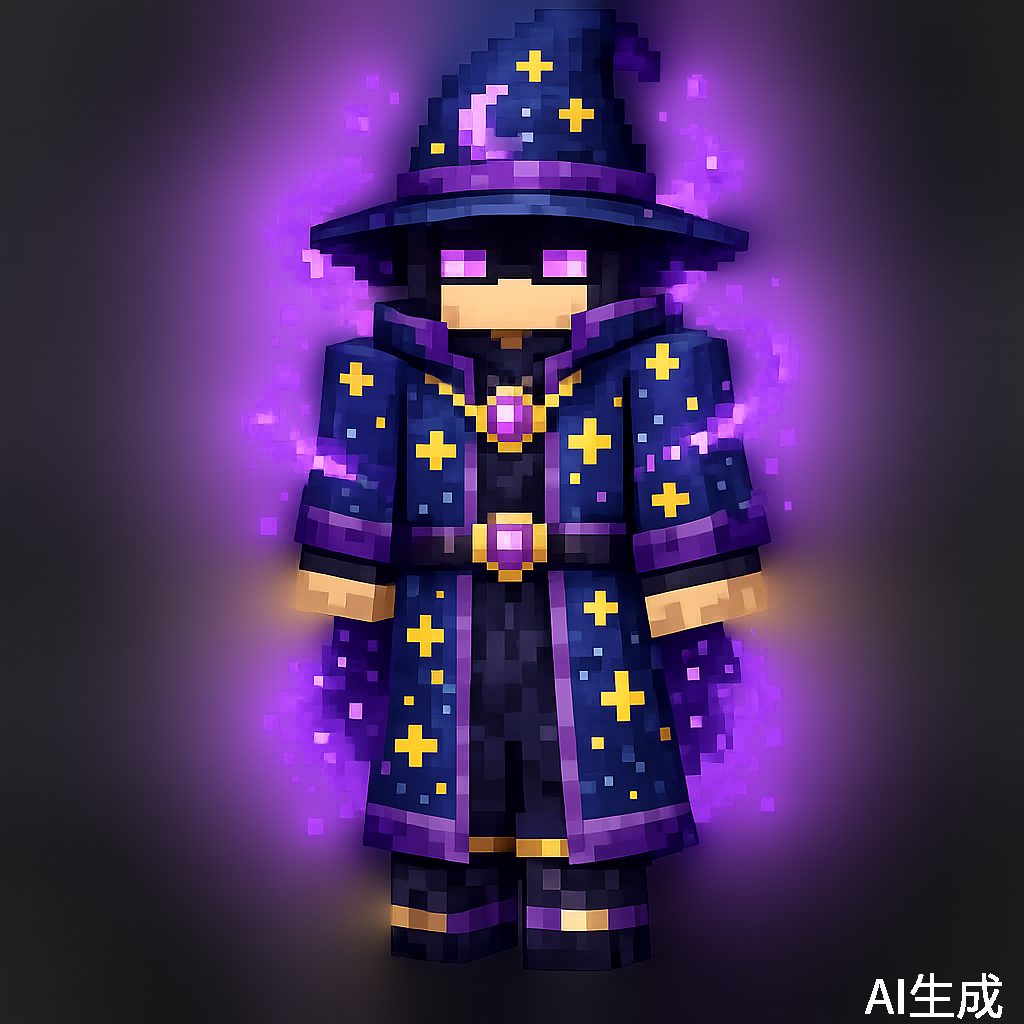 Mage style skin generated by Lumen Weaver